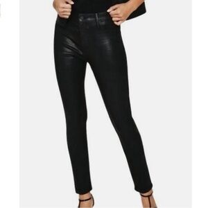 AG Farrah ankle luminous super black jeans